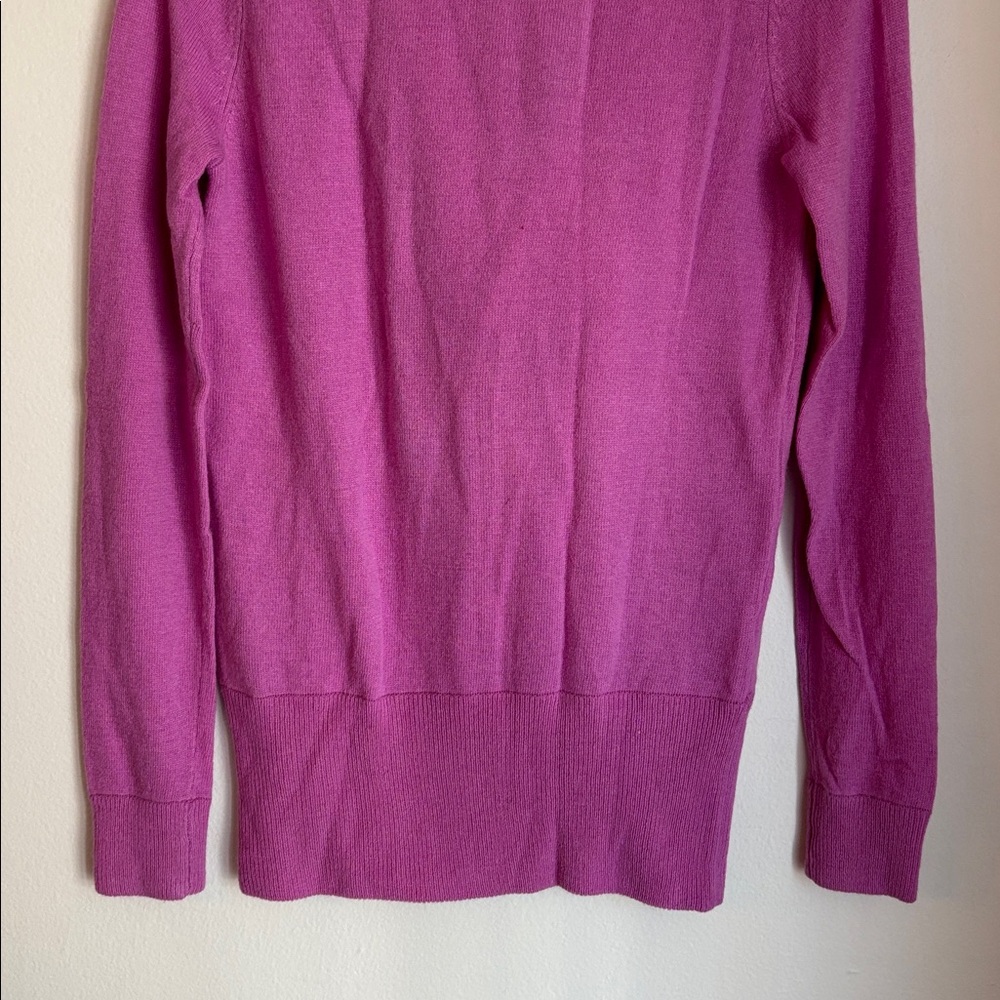 Ann Taylor Cowl neck Magenta wool angora rabbit hair cashmere Sweater small NWT - Picture 13 of 13